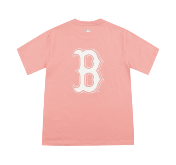 Áo MLB Logo B Season 2021 Pink 31TS03131-43P - Ảnh 2
