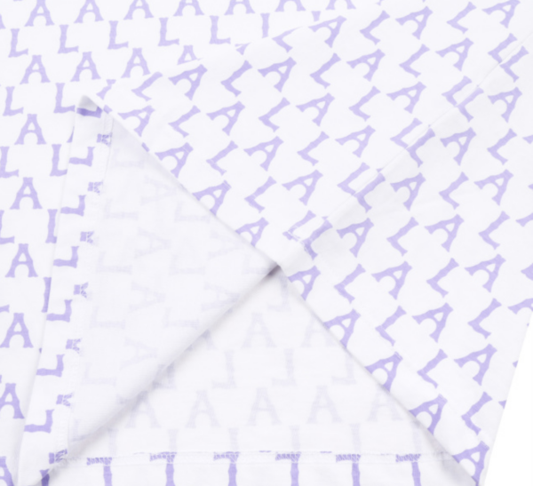 Áo MLB Monogram All Over Over Fit Short Sleeve Purple 31TSM1131-07V - Ảnh 3