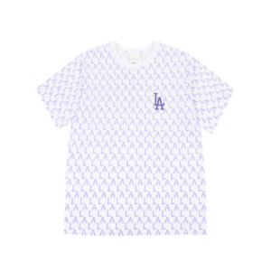 Áo MLB Monogram All Over Over Fit Short Sleeve Purple 31TSM1131-07V