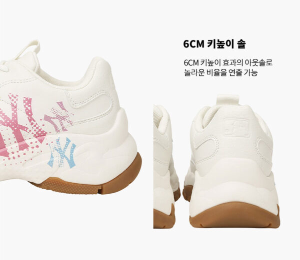 Giày MLB Big Ball Chunky Graffiti NY Yankees 'White' 32SHCG111-50I - Ảnh 6
