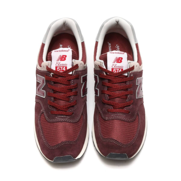 Giày New Balance 574 'Burgundy' MLP574CW - Ảnh 6