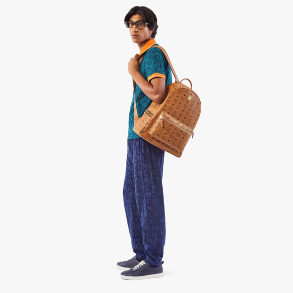 Balo MCM Stark Side Studs Backpack in Visetos MMK6SVE38CO001 - Ảnh 2