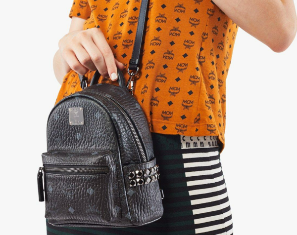 Balo MCM Stark Backpack Visetos Black MMK6SVE92BK001 - Ảnh 6