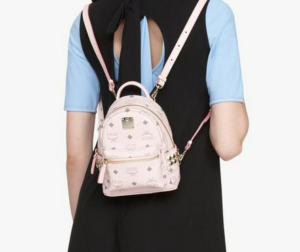 Alternative view of Balo MCM Stark Backpack Visetos Pink MMK6SVE92QH001