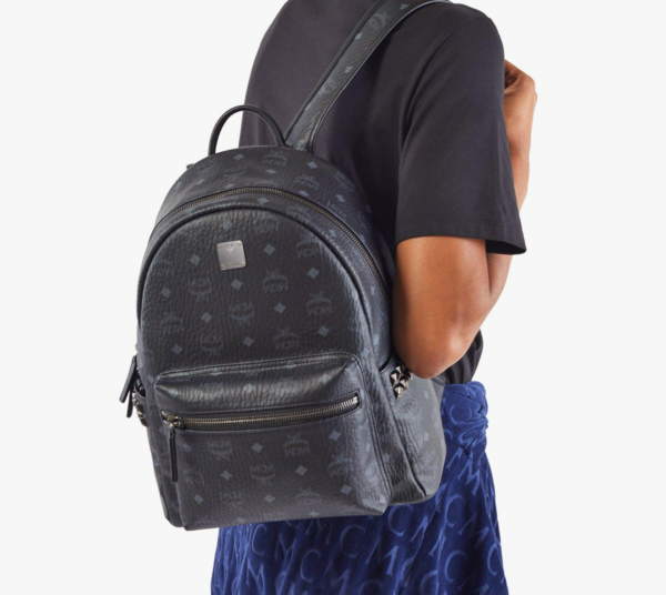 Balo MCM Stark Studs Backpack Black Visetos MMKAAVE32BK001 - Ảnh 2