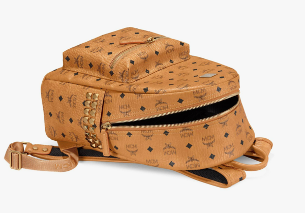 Balo MCM Stark Studs Backpack Visetos Cognac MMK7AVE99CO001 - Ảnh 4