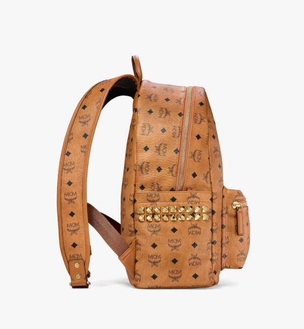 Balo MCM Stark Studs Backpack Visetos Cognac MMKAAVE09CO001 - Ảnh 4