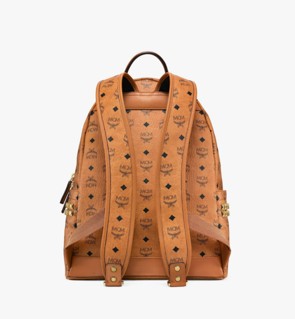 Balo MCM Stark Studs Backpack Visetos Cognac MMKAAVE09CO001 - Ảnh 3