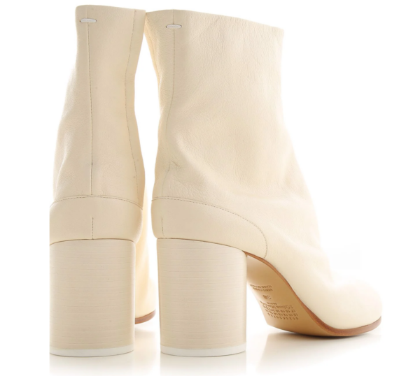 Giày Maison Margiela Tabi Vintage Leather Boot 'Ivory' S58WU0260P3753T1003 - Ảnh 3