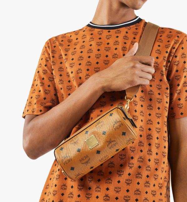 Túi MCM Klassik Barrel Crossbody 'Visetos Cognac' MMRAAKC16CO001 - Ảnh 6