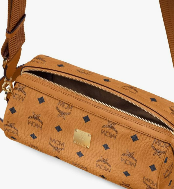Túi MCM Klassik Crossbody Visetos Cognac MMRASKC04CO001 - Ảnh 2
