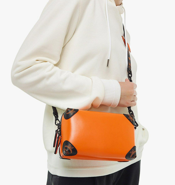 Túi MCM Soft Berlin Crossbody Spanish Cognac MMRBABF01O9001 - Ảnh 5