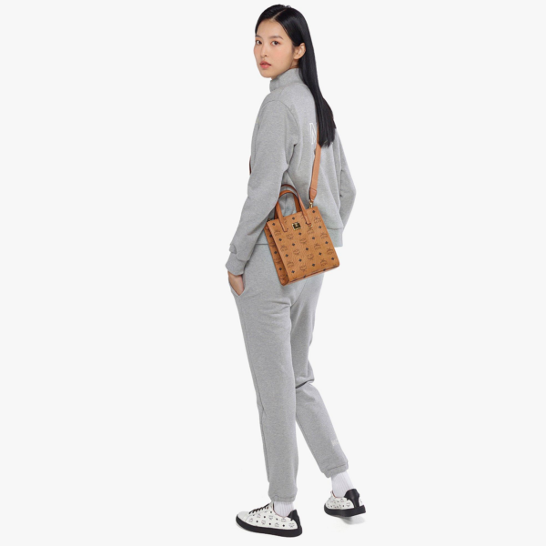 Túi MCM Klassik Tote Visetos Cognac MMTAAKC02CO001 - Ảnh 6