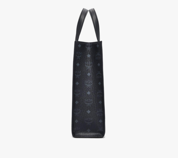 Túi MCM Klassik Tote Visetos Black MMTAAKC06BK001 - Ảnh 4