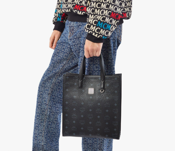 Túi MCM Klassik Tote Visetos Black MMTAAKC06BK001 - Ảnh 6
