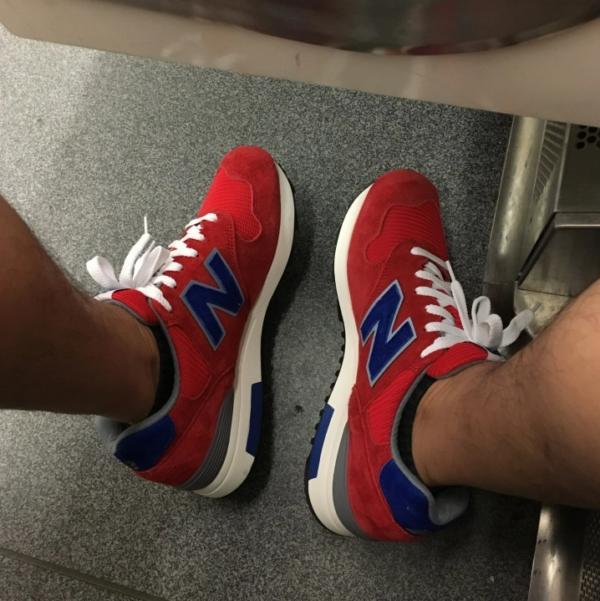 Giày New Balance 1400 Red Blue M1400APC - Ảnh 2