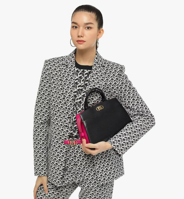 Túi MCM Mode Mena Tote in Nappa Leather MWTCSLM01BK001 - Ảnh 5
