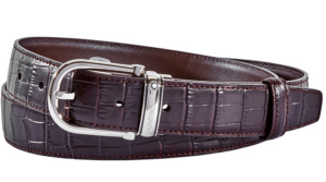 Dây Lưng Montblanc Classic Line Brown Chrome-Tanned Leather Belt 114391
