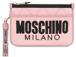 Túi Moschino Logo Quilted Clutch 'Pink' B-8401-8207-1223