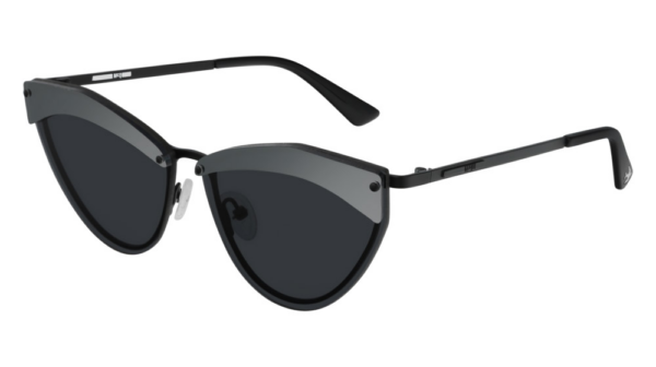 Kính Alexander McQueen Silver Cat Eye 'Black' MQ0208S-001-60 - Ảnh 2