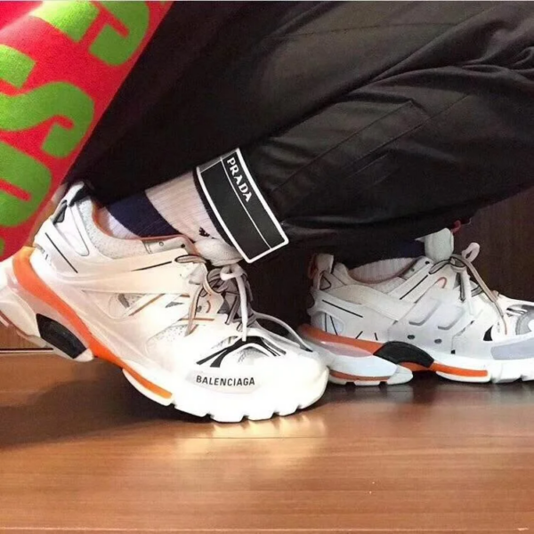 Giày Balenciaga Track Sneaker 'White Orange' 542023-W1GB1-9059 - Ảnh 6