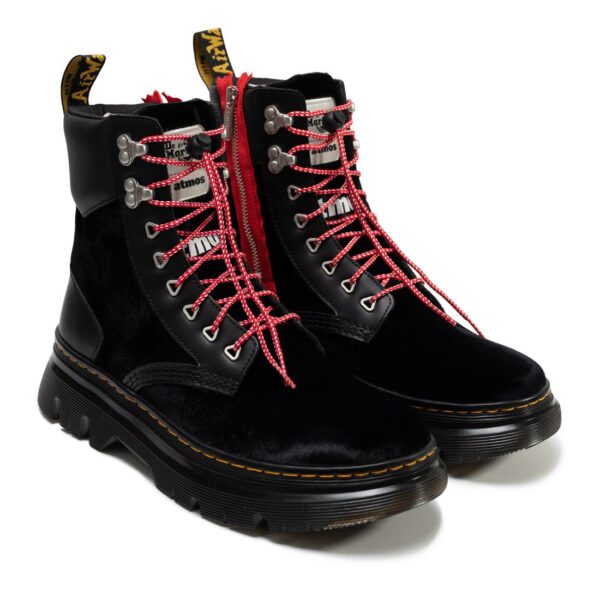 Giày Dr. Martens Tarik Zip Boot Atmos Black Velvet 27406001 - Ảnh 5
