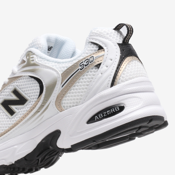Giày New Balance 530 'White Light Gold Metallic' MR530UNI - Ảnh 2