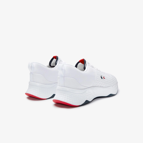 Giày Lacoste Court Drive 0120 White Red 7-40SMA0101407 - Ảnh 4