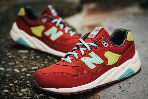 Giày New Balance 580 Red Yellow Blue MRT580GH - Ảnh 5
