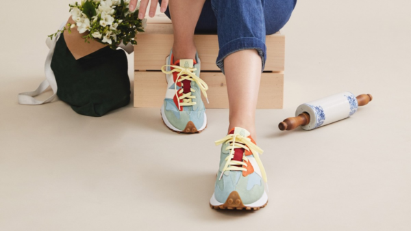 Giày New Balance Todd Snyder x 327 'Farmers Market Pack Pineapple' MS327TSB - Ảnh 4
