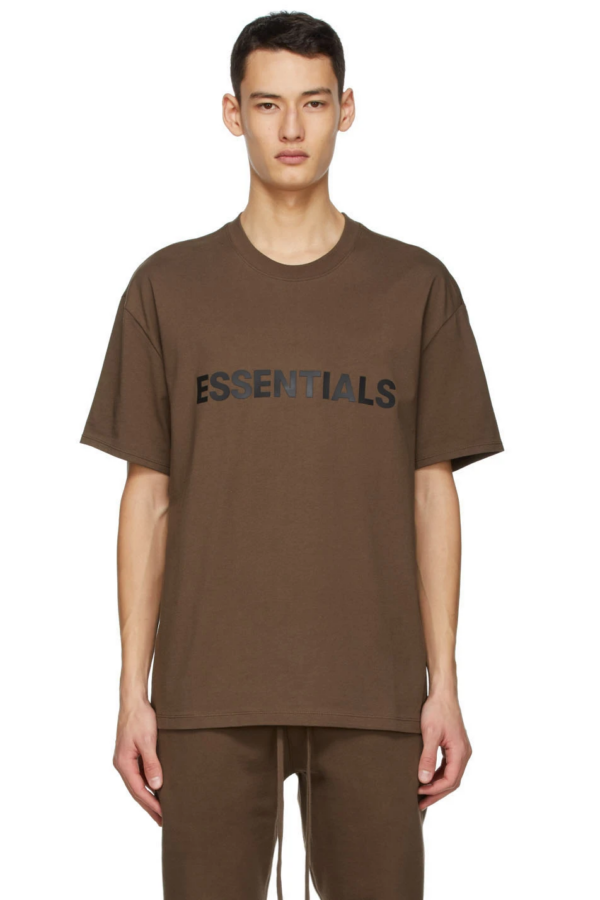 Áo Fear Of God Essentials x Ssense 3D Silicon Applique Boxy T Shirt - Ảnh 3