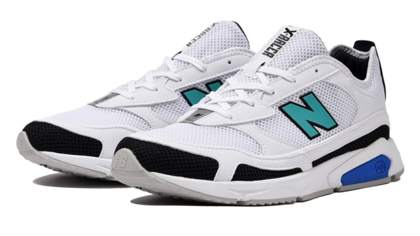 Giày New Balance X-Racer White Blue Green MSXRCJK - Ảnh 2