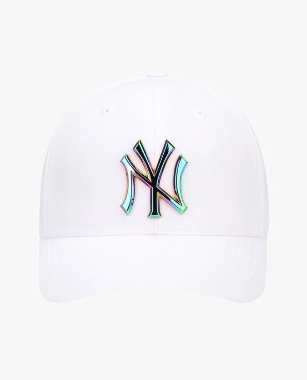 Mũ MLB Anodizing Logo New York Yankees ‘White’ 32CPLG111-50W - Ảnh 4