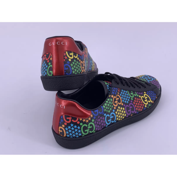 Giày Gucci Ace GG Supreme Low 'Psychedelic Black' 610085-H2020-1110 - Ảnh 6