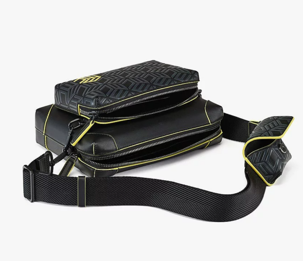 Túi MCM Crossbody Monogram Leather 'Black' MMRCSCK02BK001 - Ảnh 3