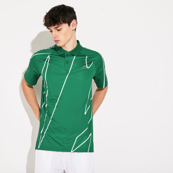 Áo Lacoste Novak Djokovic Polo Shirt 'Green' - Ảnh 2