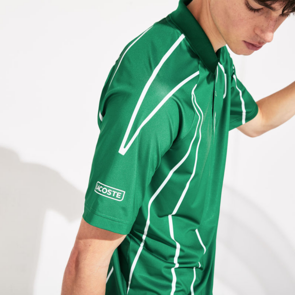 Áo Lacoste Novak Djokovic Polo Shirt 'Green' - Ảnh 3