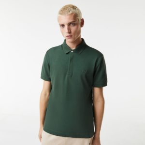 Ao Lacoste Paris Stretch Cotton Polo Shirt 'Green' PH5522-5HX