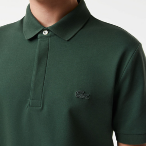 Ao Lacoste Paris Stretch Cotton Polo Shirt 'Green' PH5522-5HX