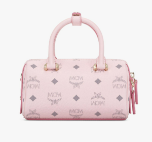 Alternative view of Túi MCM Essential Boston Bag Visetos Small 'Pink' MWBAASE03QH001