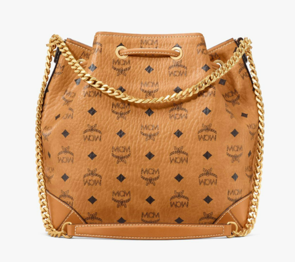 Túi MCM Soft Berlin Drawstring Bag Visetos Cognac MWDAABF02CO001 - Ảnh 2
