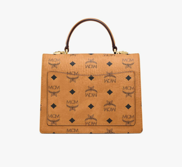 Túi MCM Patricia Satchel Visetos Cognac MWEAAPA02CO001 - Ảnh 3