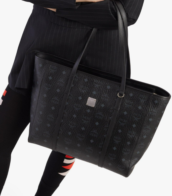 Túi MCM Toni Shopper Visetos 'Black' MWPAATN01BK001 - Ảnh 6