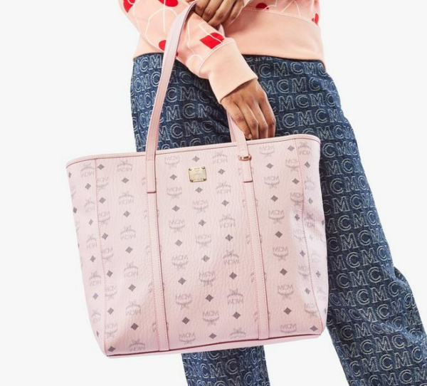 Túi MCM Toni Shopper Visetos Pink MWPAATN03QH001 - Ảnh 5