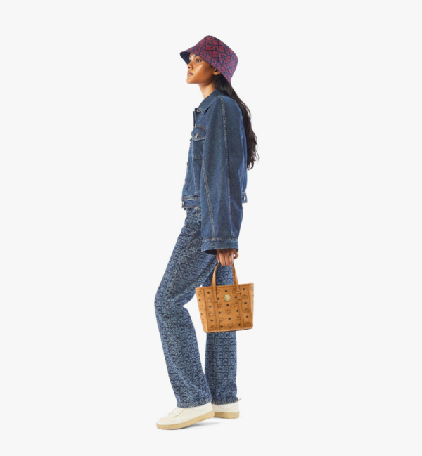 Túi MCM Toni Shopper Visetos Cognac MWPAATN04CO001 - Ảnh 3