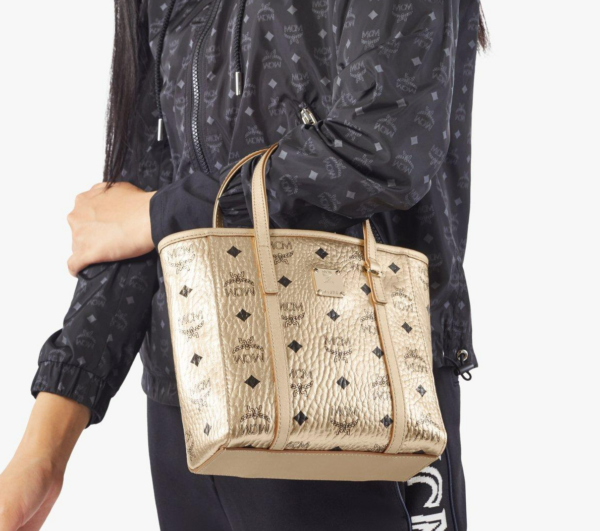 Túi MCM Toni Shopper Visetos Beige MWPAATN05T1001 - Ảnh 5