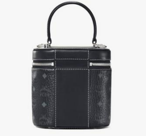 Alternative view of Túi MCM Cylinder Crossbody Visetos Black MWRAACG01BK001