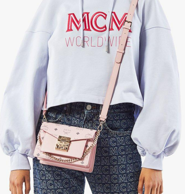 Túi MCM Patricia Crossbody Visetos Pink MWRAAPA03QH001 - Ảnh 4