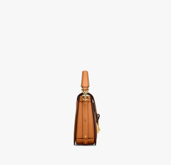Túi MCM Small Patricia Shoulder Bag In Visetos Cognac MWSAAPA01CO001 - Ảnh 8