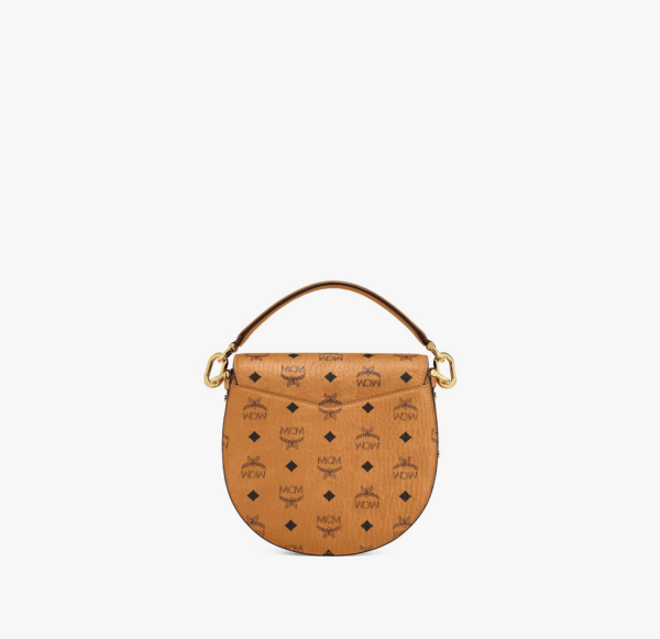 Túi MCM Small Patricia Shoulder Bag In Visetos Cognac MWSAAPA01CO001 - Ảnh 6